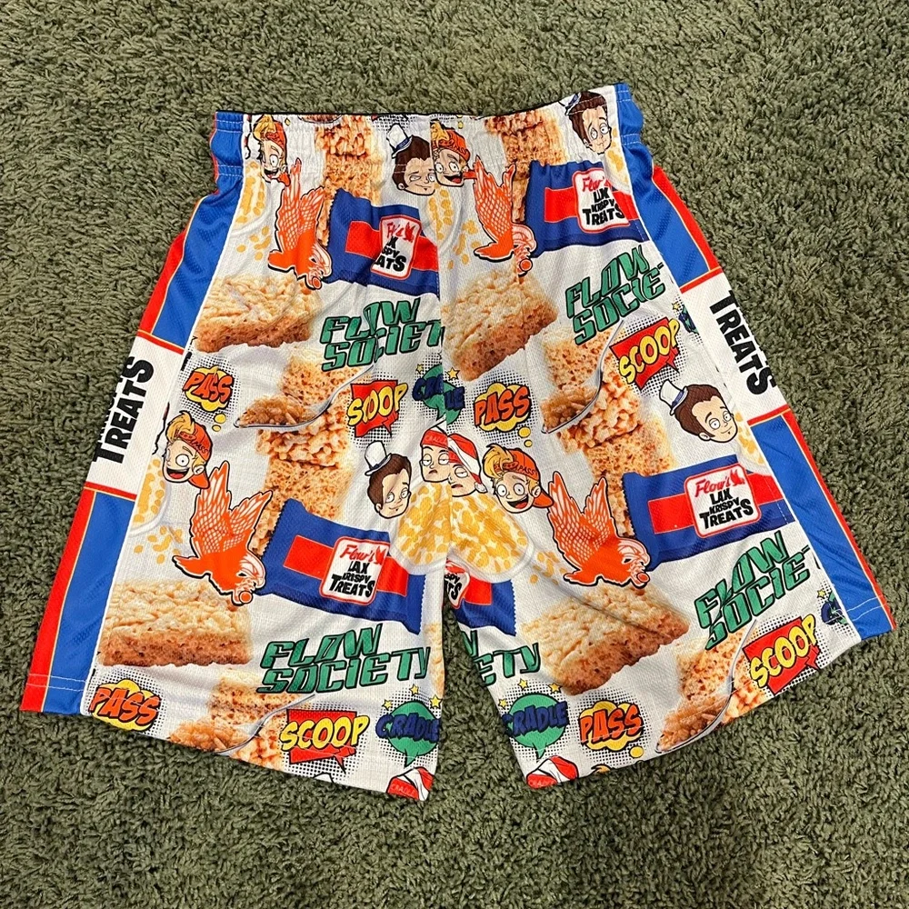 ‼️NEW-Boys Flow Society Lacrosse Shorts-YL - Picture 3 of 10